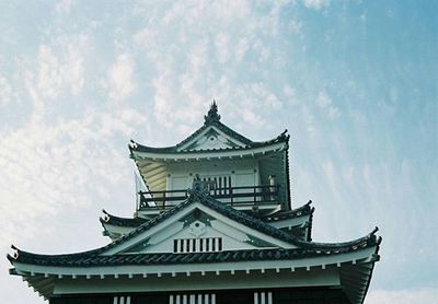 Low angle view of building against sky