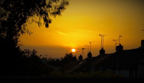 Scenic view of sunset