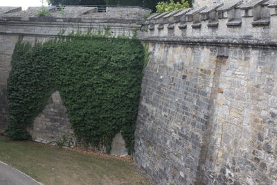 View of old wall