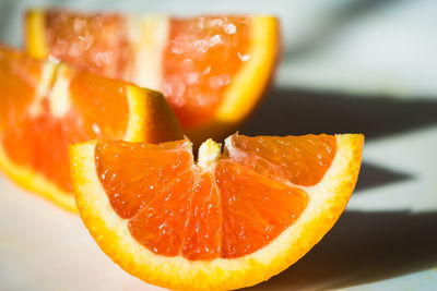 Close-up of orange slice