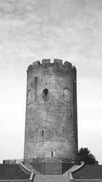 Low angle view of fort