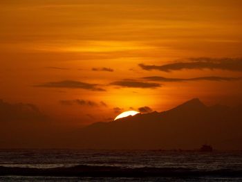 Sunrise at nusa dua beach