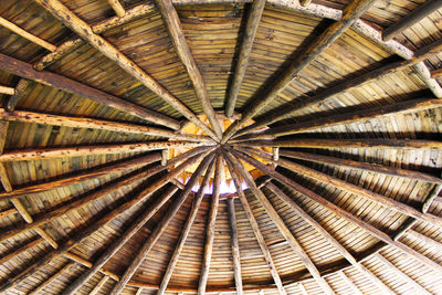 Low angle view of ceiling