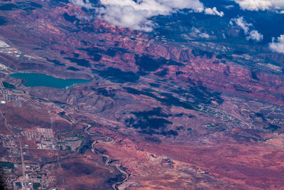 Aerial view of landscape