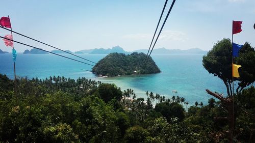 Scenic view of calm sea