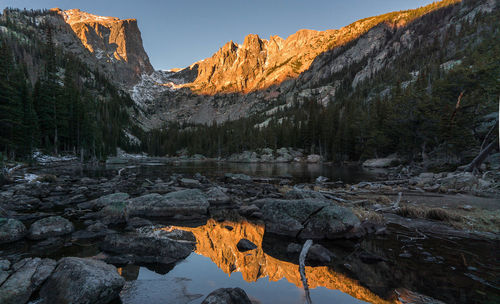 Scenic view of mountain against sky