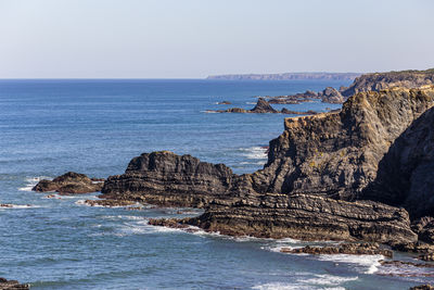 Coastline in alentejo, portugal