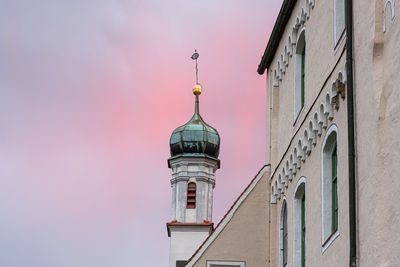 Low angle view of historic building against sky