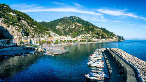 Panoramic view of sea against sky