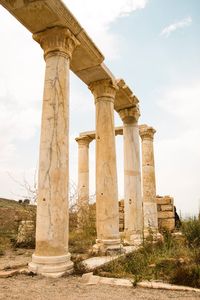 Low angle view of historical building