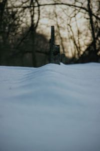 Snow covered landscape