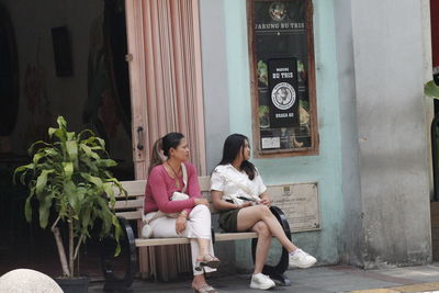 sitting