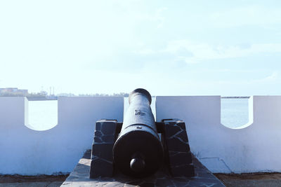 View of fort against sky