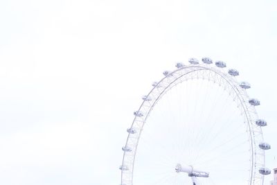 Low angle view of ferris wheel