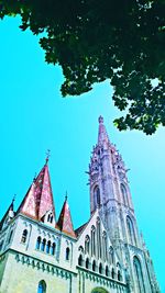 Low angle view of church