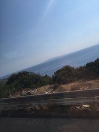 Scenic view of river against sky