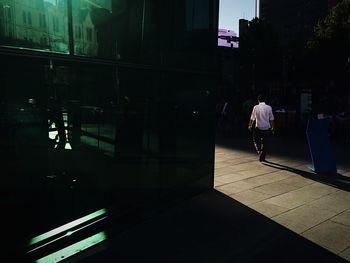 Full length of woman walking in city