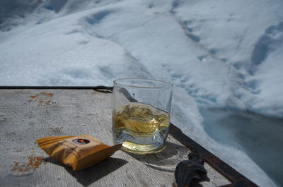 Close-up of drink on table