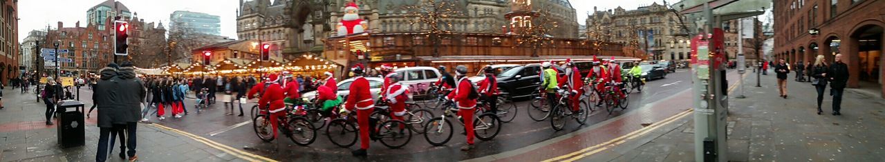 People on city street