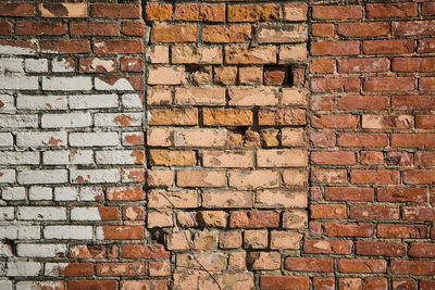 Full frame shot of brick wall