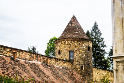 Low angle view of old building