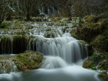 Silky waterfall in the cuervo river.