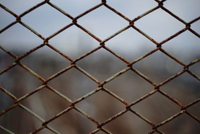 Full frame shot of chainlink fence