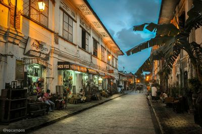 View of city street