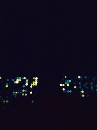 Light trails in city at night