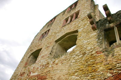 Low angle view of historical building