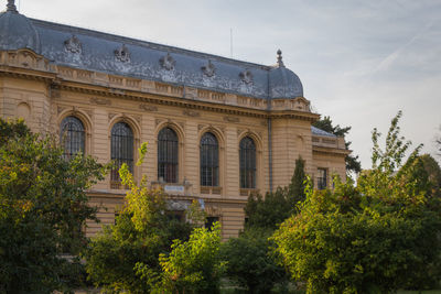 Low angle view of historical building against sky