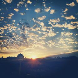 Scenic view of sky during sunset