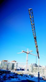 Low angle view of construction site