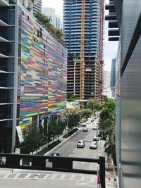 View of buildings in city