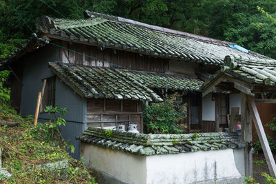 Exterior of house by building