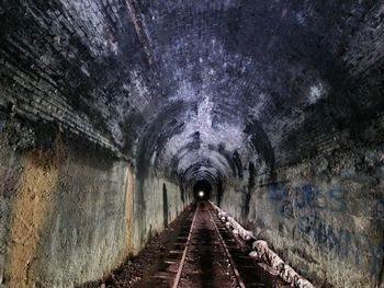 View of an abandoned tunnel