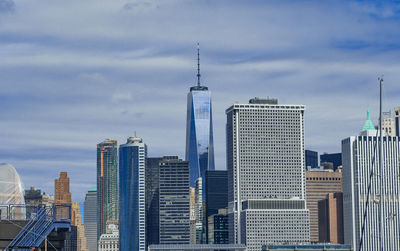 City skyline against sky