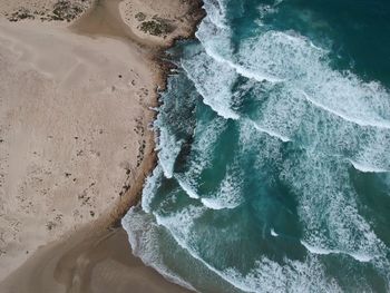 Aerial view of beach