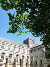 Low angle view of historical building against sky