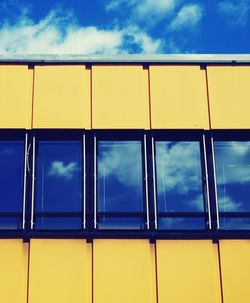 Low angle view of building against sky