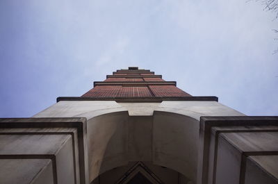 Low angle view of building against sky