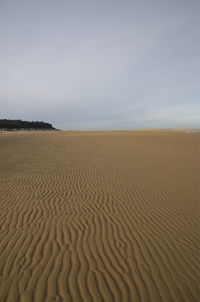 Scenic view of desert against sky