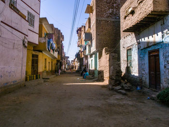 Street amidst buildings in town