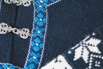 Close-up of woolen sweater