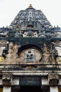 Low angle view of historical building against sky