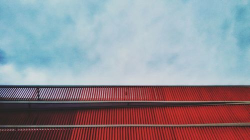 Low angle view of building against sky