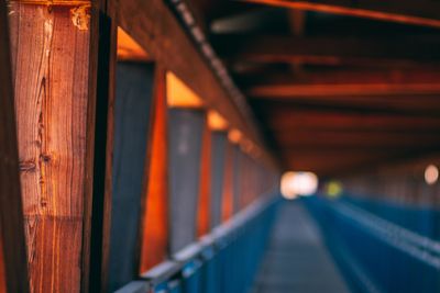 Close-up of bridge