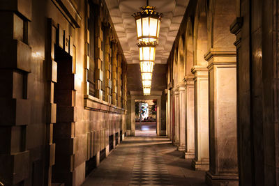 Corridor of building