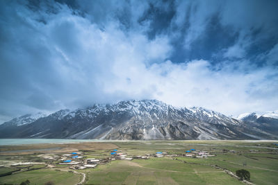 Tranquil landscape in tibet china.