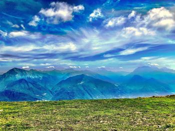 Scenic view of landscape against sky